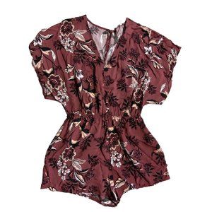 CHARLOTTE RUSSE Boho Shorts Romper SZ Medium